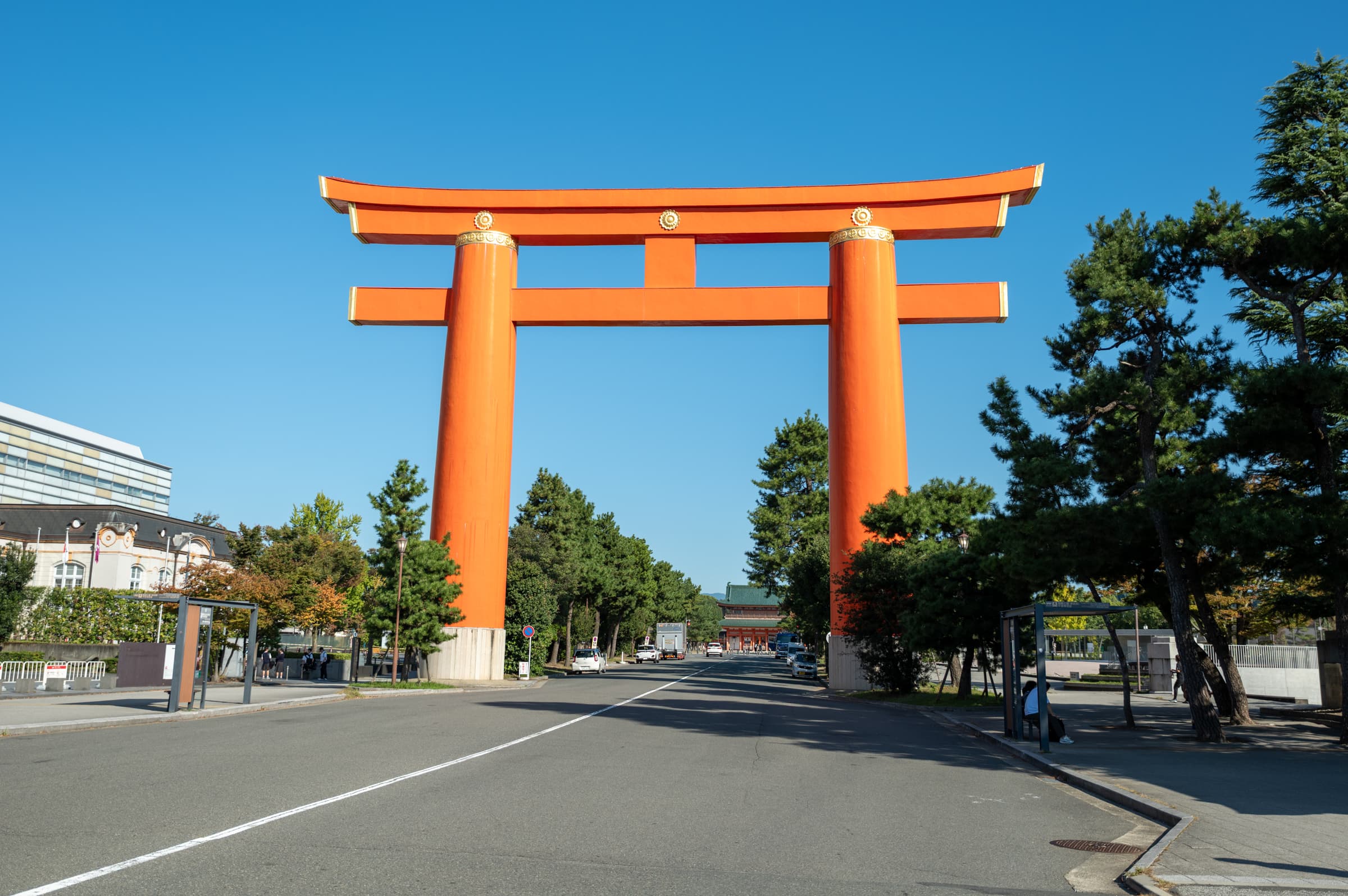 The Great Torii - Heian Shrine, Kyoto