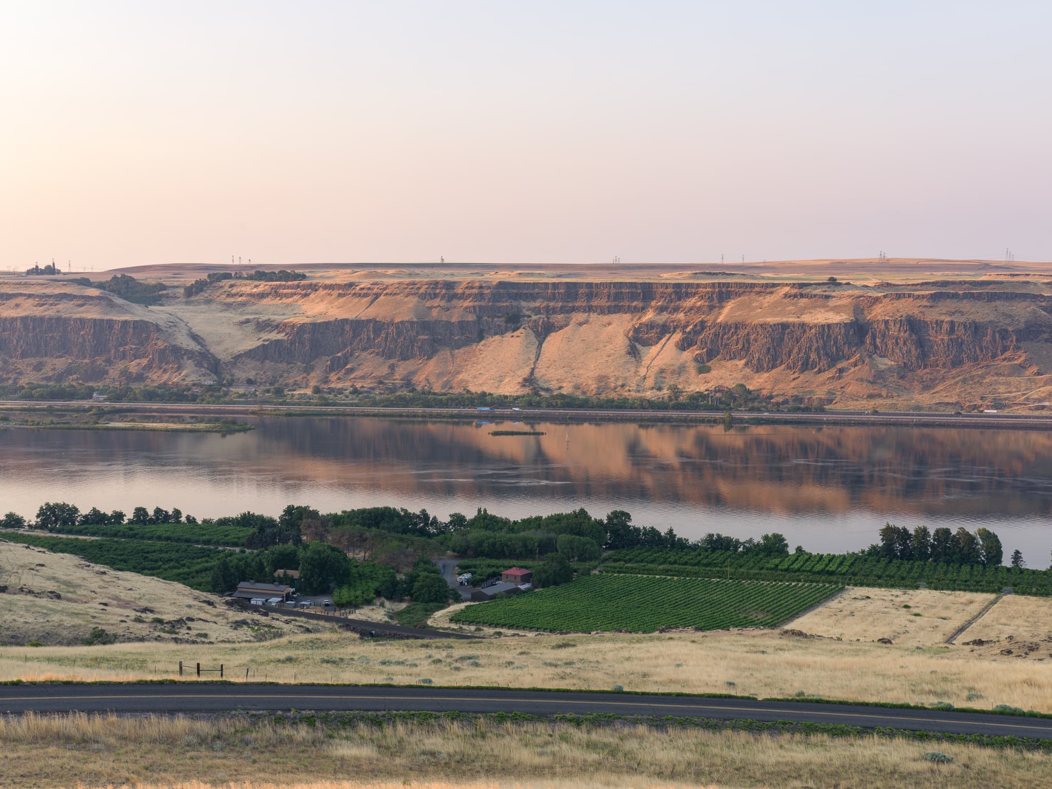 Basalt Cliffs — Columbia River Gorge, Oregon
