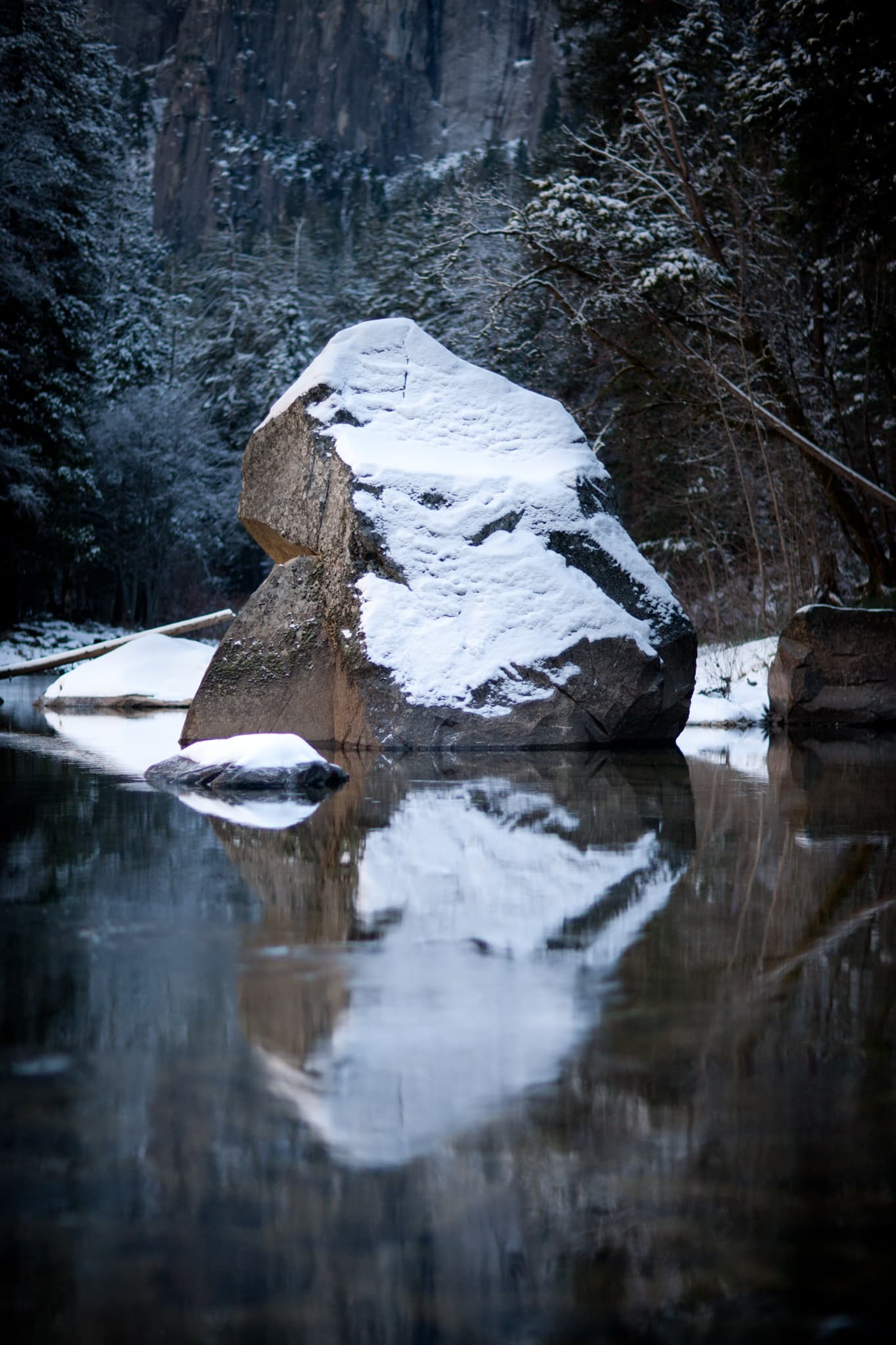 Winter Mirror — Yosemite Valley, California