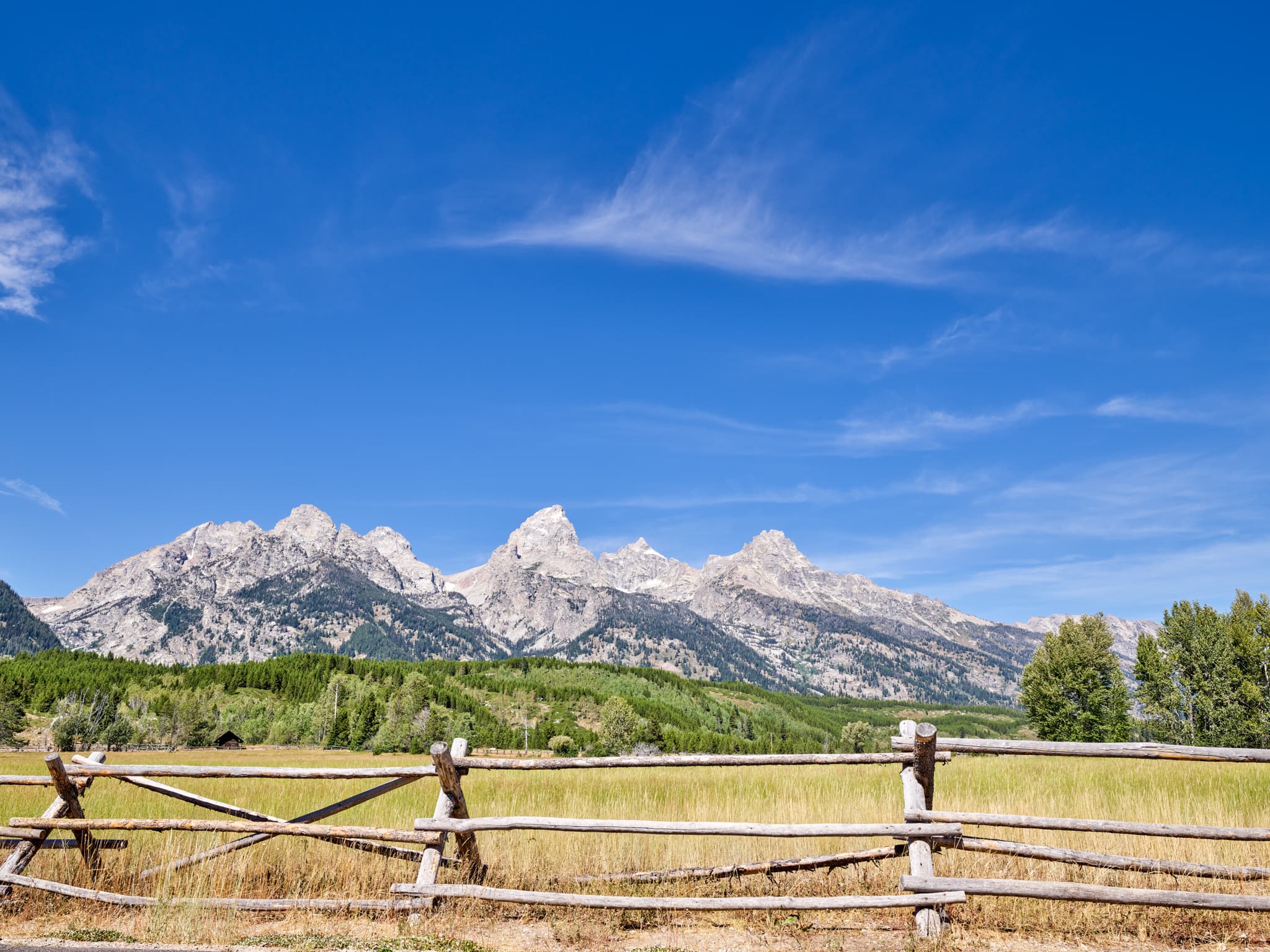 The Range & the Fence - Grand Teton National Park, Wyoming