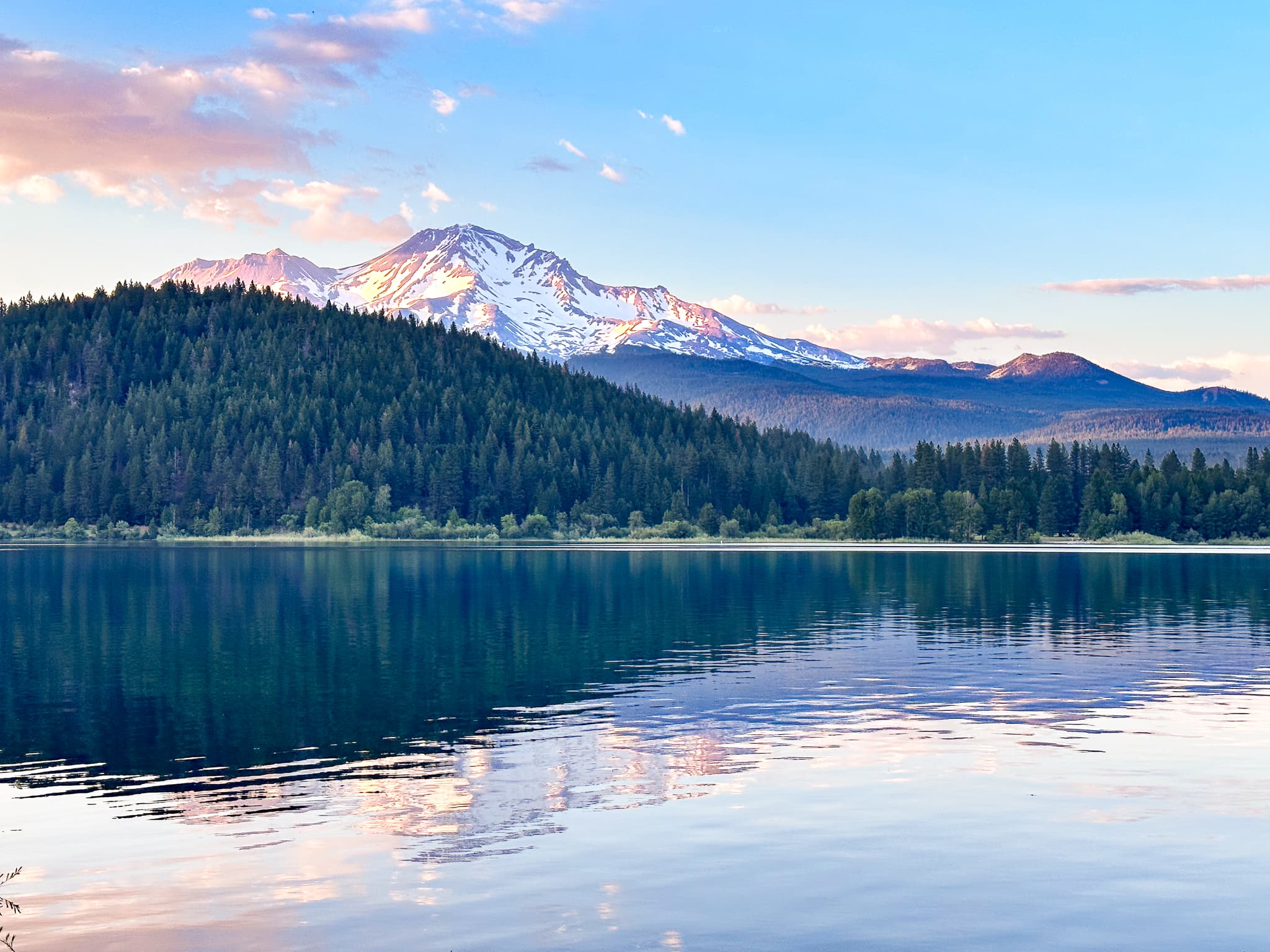 Shasta Alpenglow - Mount Shasta, California