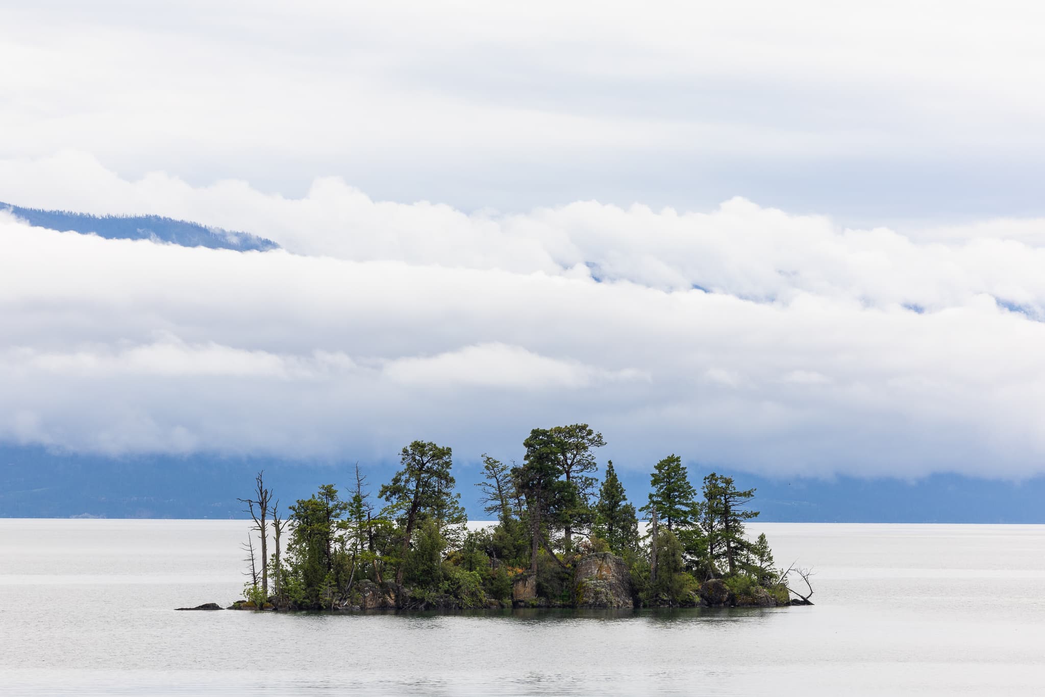 The Lone Island - Flathead Lake, Montana
