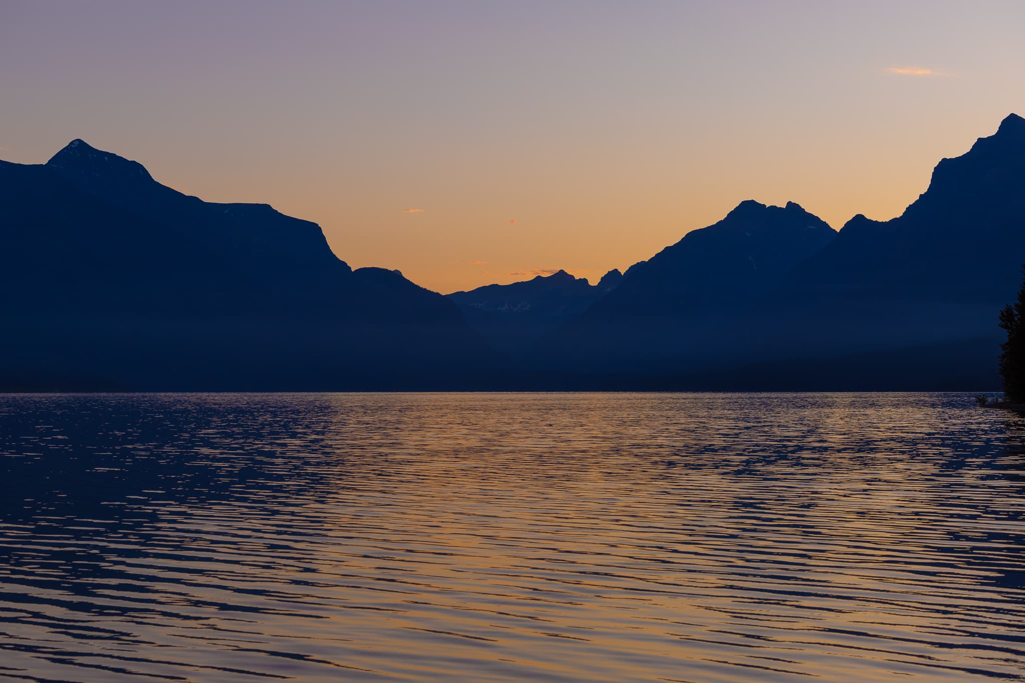 Lake McDonald Dusk - Glacier National Park, Montana