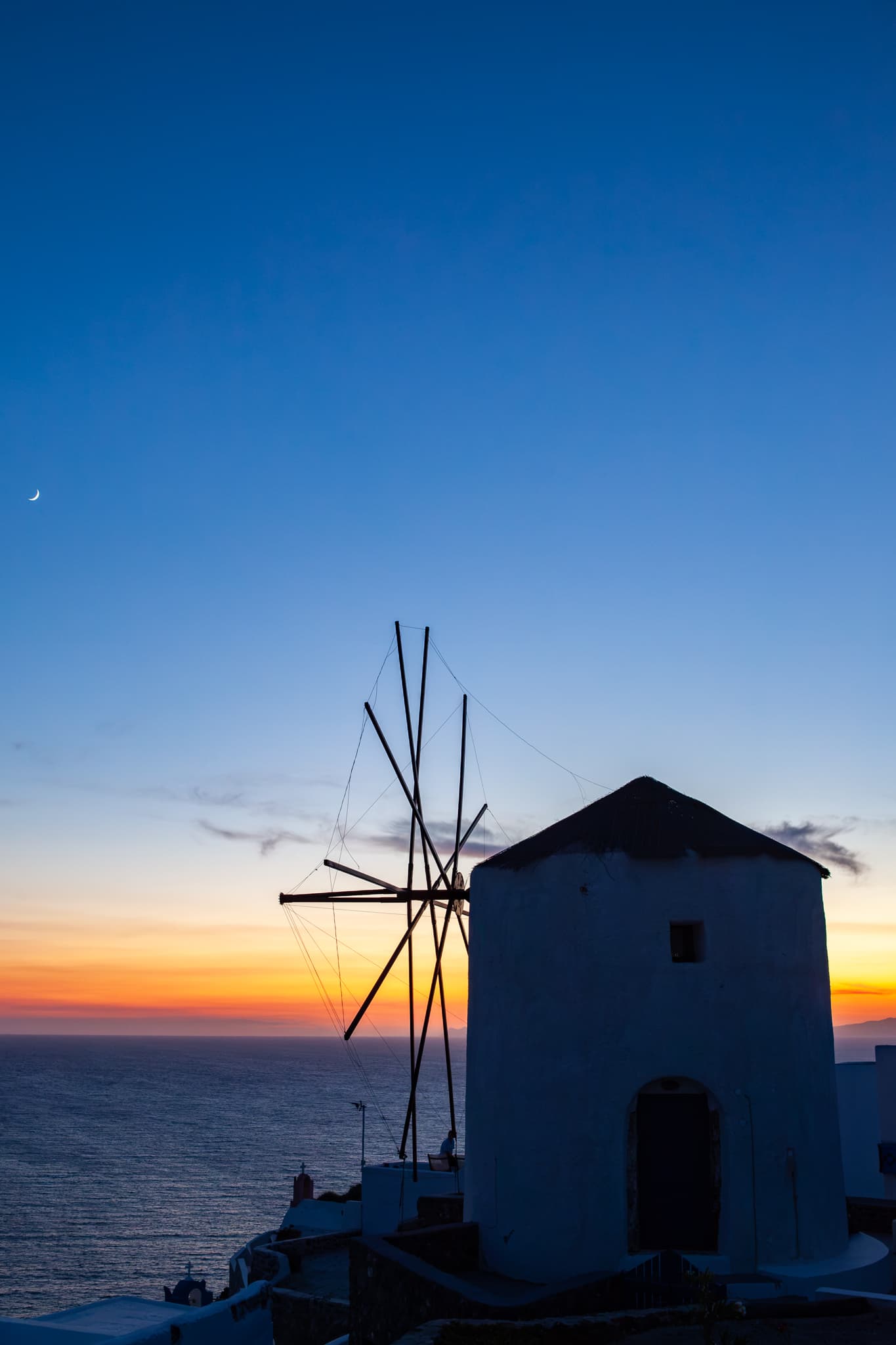 Nightfall in Oia - Oia, Santorini, Greece