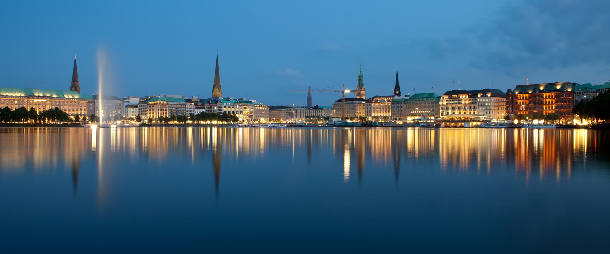 Binnenalster - Hamburg, Germany